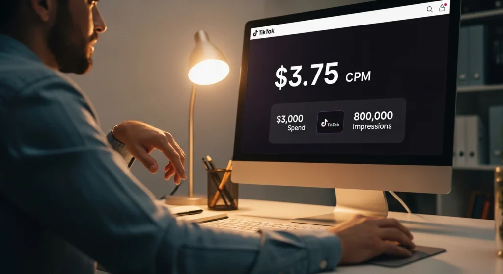 TikTok CPM Calculation Example