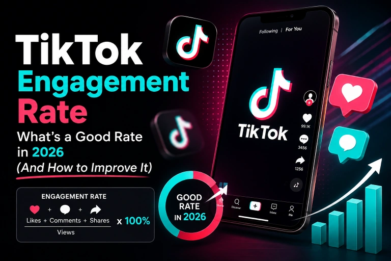 TikTok Engagement Rate: What’s a Good Rate in 2026 (And How to Improve It)