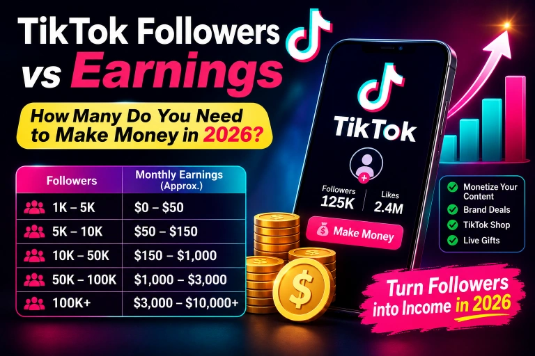 TikTok Followers vs Earnings: How Many Do You Need to Make Money in 2026?