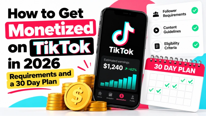 How to Get Monetized on TikTok in 2026: Requirements and a 30 Day Plan