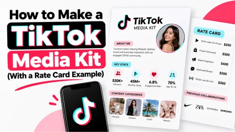How to Make a TikTok Media Kit (With a Rate Card Example)