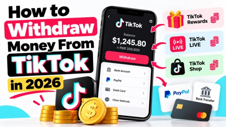 How to Withdraw Money From TikTok in 2026 (Rewards, LIVE and Shop)