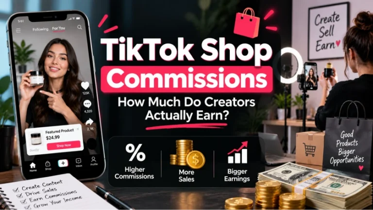 TikTok Shop commissions and creator earnings